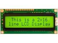 نمایشگر LCD کاراکتری 16*2 رنگ زمینه سبز