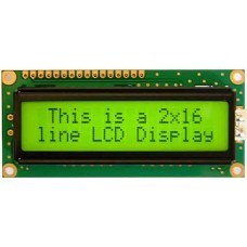 نمایشگر LCD کاراکتری 16*2 رنگ زمینه سبز
