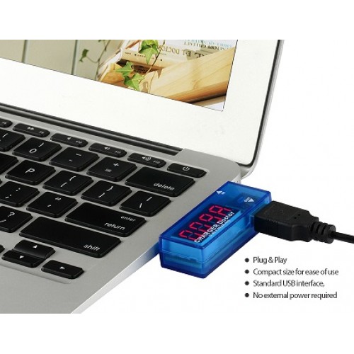 ماژول نشان دهنده ی ولتاژ و جریان شارژ USB